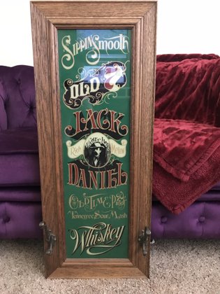 Jack Daniel's Vintage Coat Rack Mirror 